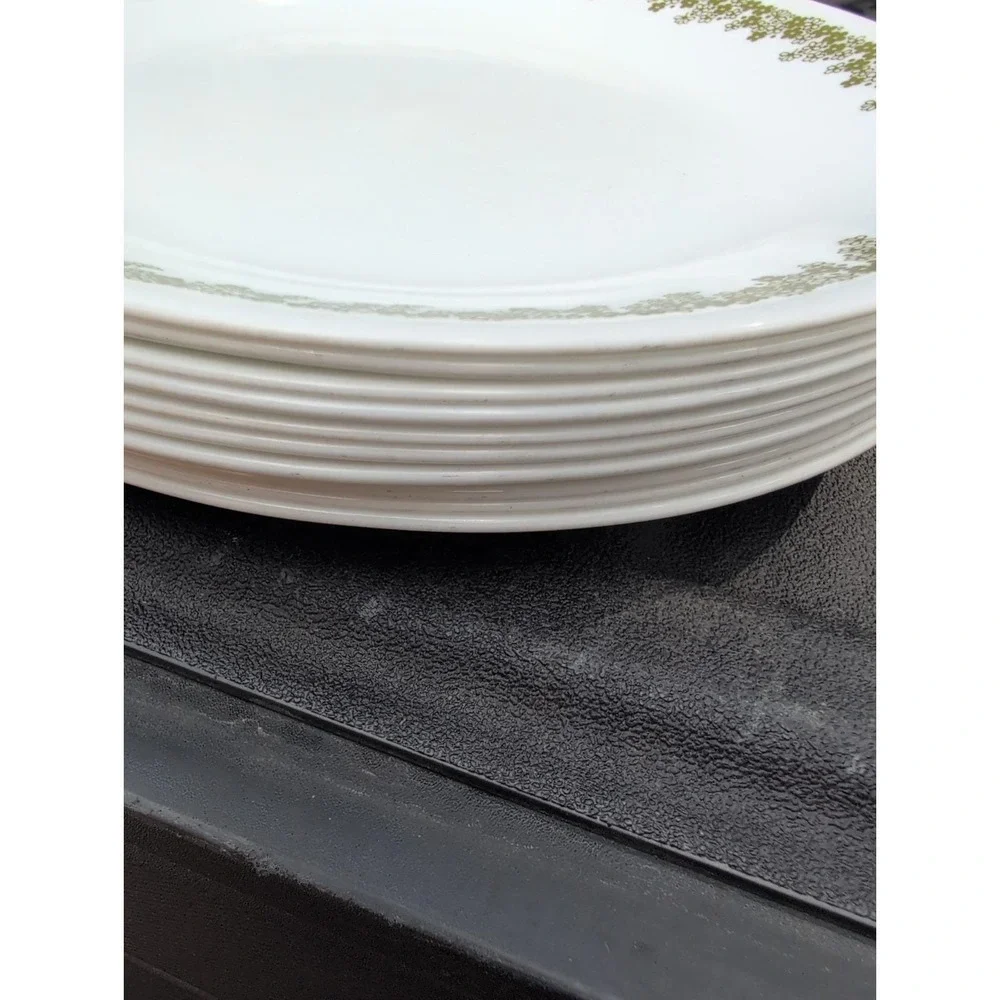 Set of 10 Vintage Corelle Spring Blossom Crazy Daisy 10.25